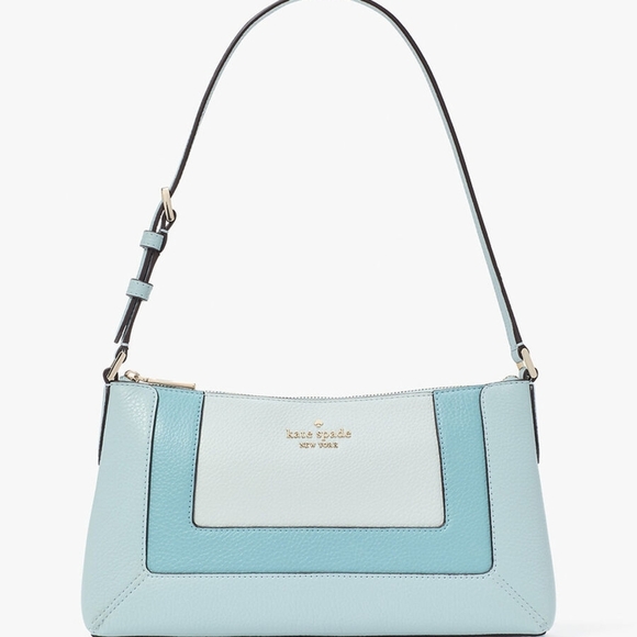 Kate Spade NWT Lena Medium Shoulder Bag Multi Blue - Picture 1 of 11